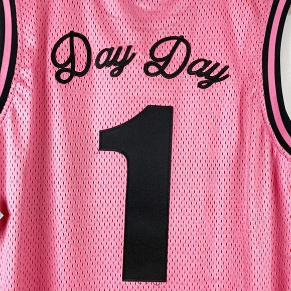 Men's Next Friday 2000 Pinky's Records & Discs Basketball Jersey Day Day Jones - Picture 9 of 13